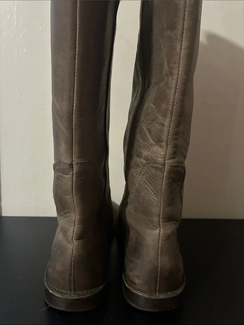 Frye Paige Tall Riding Boot featuring a distinct women’s size 6.5